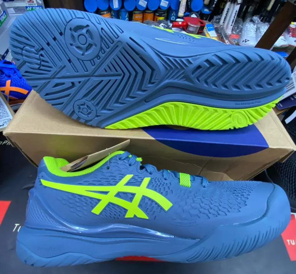 Giày Asics Gel Resolution 9 2E Wide ‘Mako Blue’ 1041A376-404 - Ảnh 9