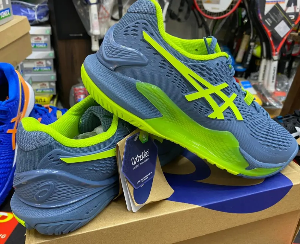 Giày Asics Gel Resolution 9 2E Wide ‘Mako Blue’ 1041A376-404 - Ảnh 10