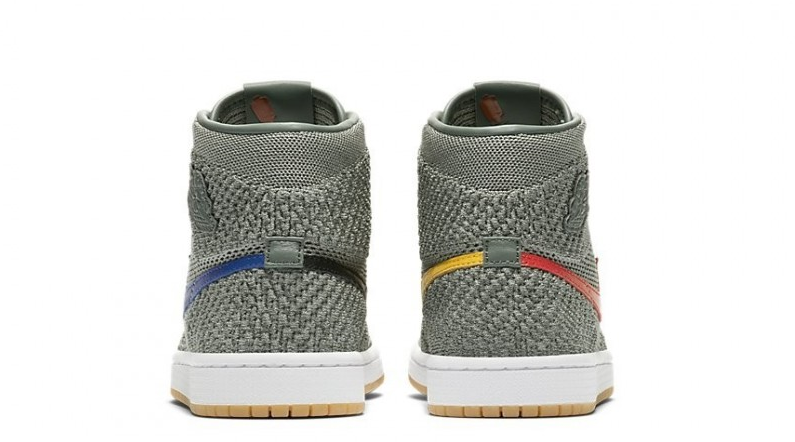 Giày Nike Air Jordan 1 Retro High Flyknit ‘Clay Green’ 919702-333 - Ảnh 4