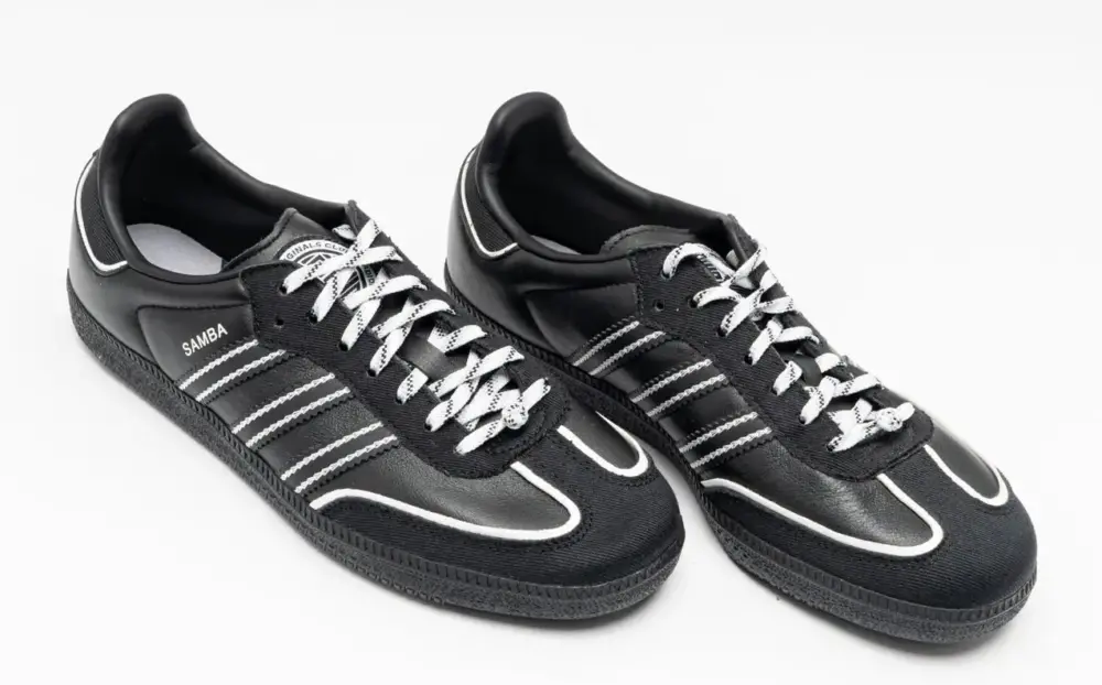 Giày Adidas TOC Samba OG ‘Black White Silver’ IF3918 - Ảnh 4