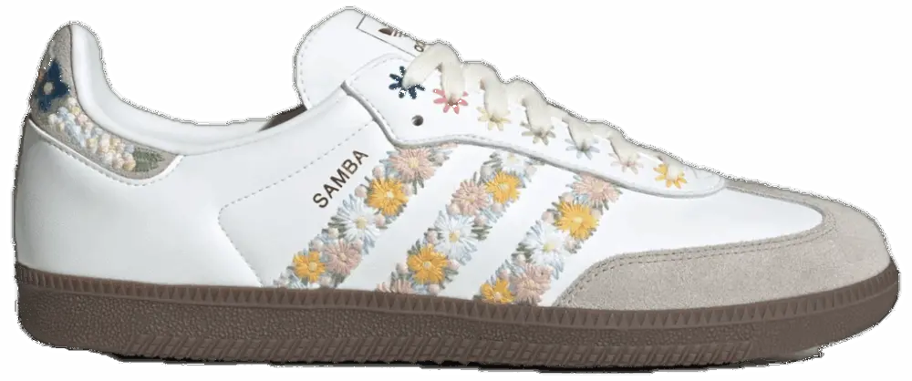Giày Adidas Originals Samba Satin ‘Cloud White’ HQ5155