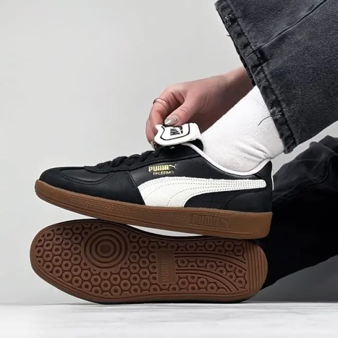 Giày Puma Palermo Premium ‘Black White Gum’ 401744-02 - Ảnh 3