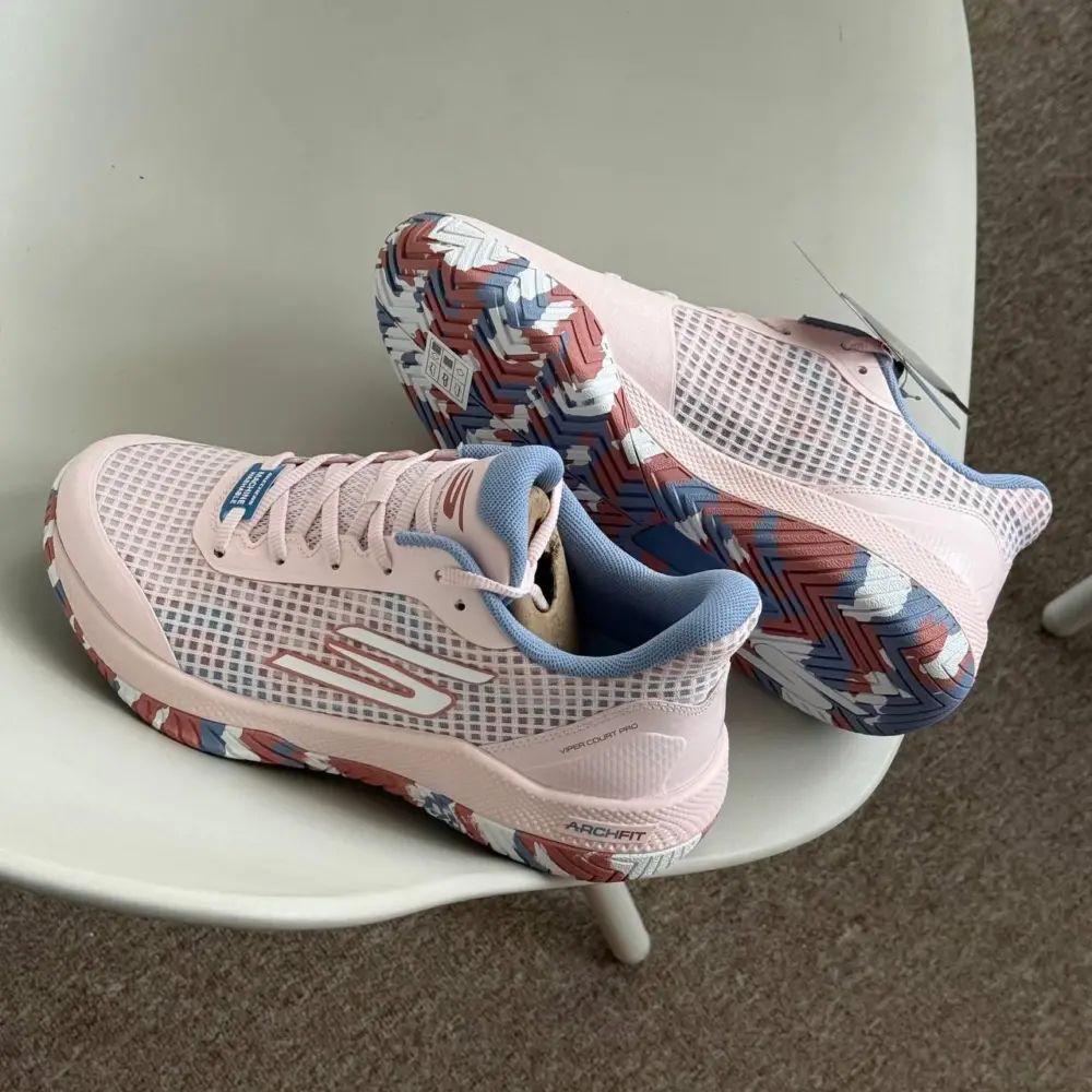 Giày Skechers Viper Court Pro 'Light Pink Blue' 172069-LTPK - Ảnh 6