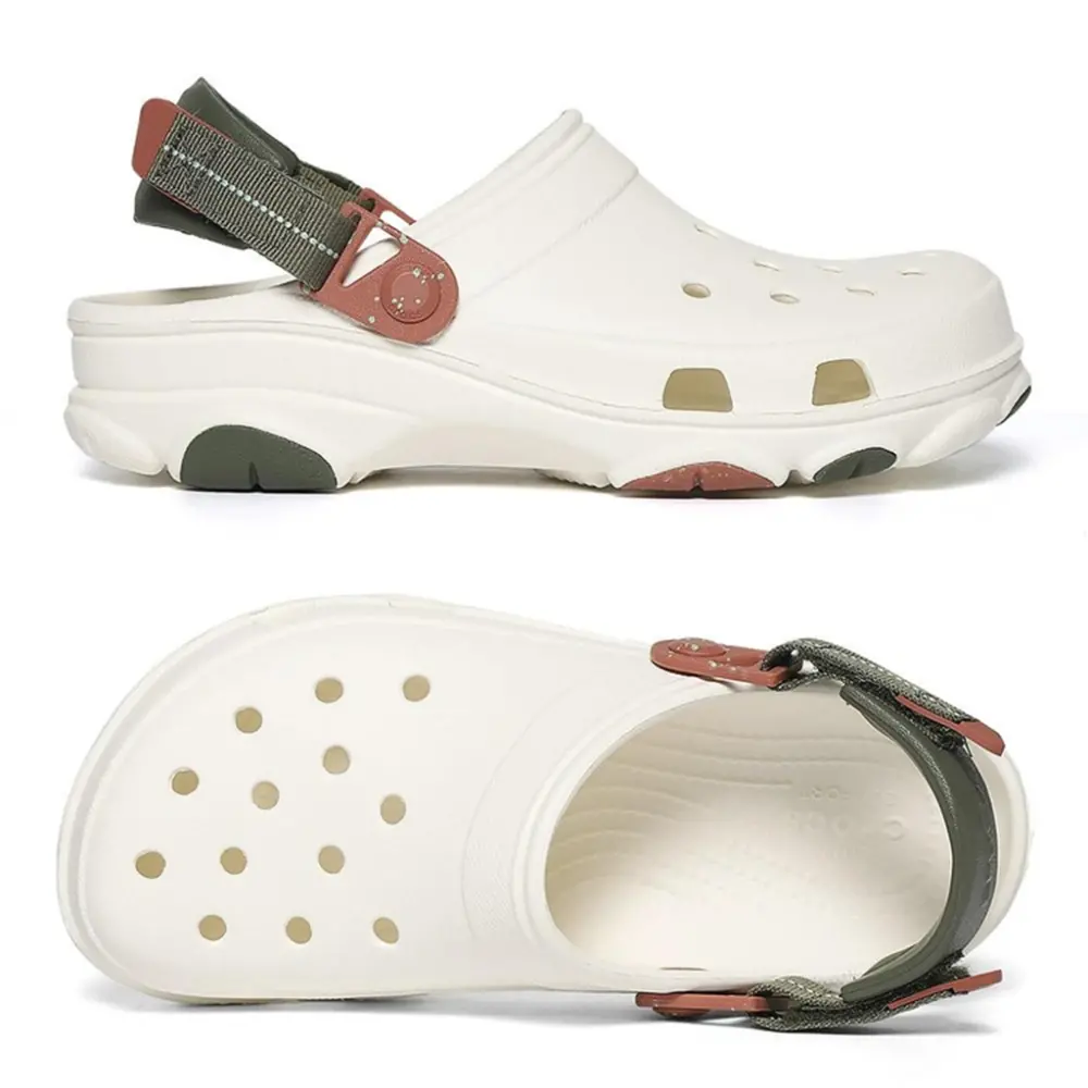 Alternative view of Dép Crocs All Terrain Clogs ‘White Green’ 206340-0WV