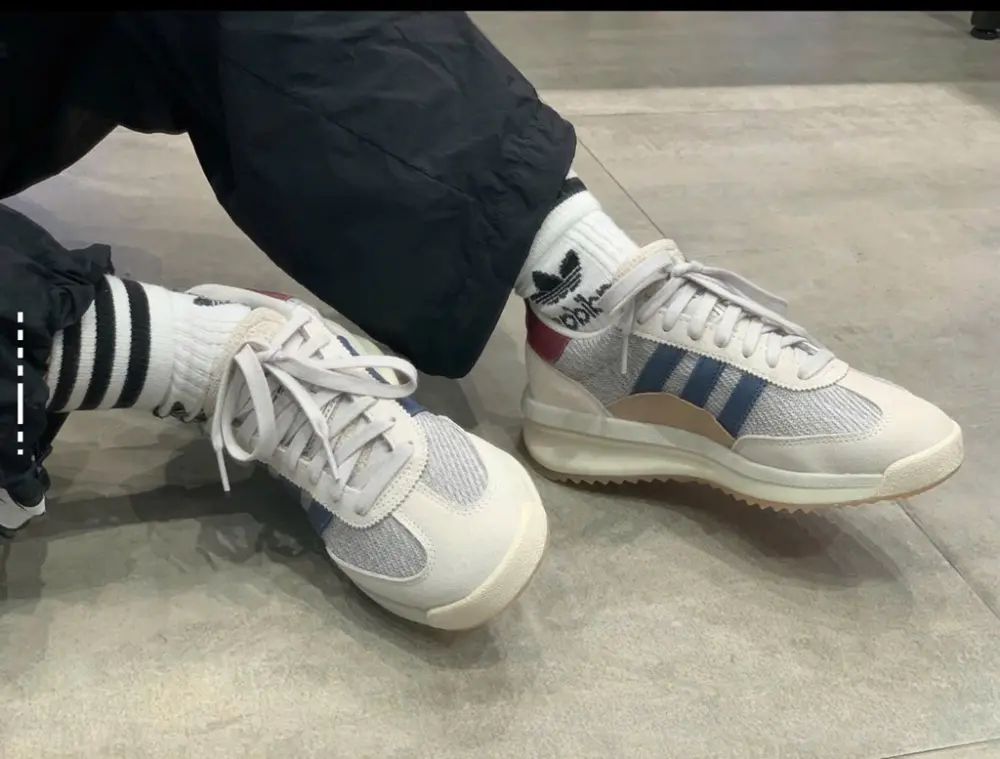 Alternative view of Giày Adidas SL 72 RTN 'Cream Tan Blue' JI2500