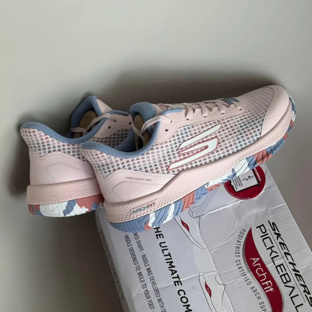 Giày Skechers Viper Court Pro 'Light Pink Blue' 172069-LTPK - Ảnh 9