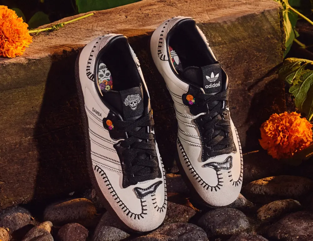 Giày Adidas Samba OG ‘Día de Muertos Pack Off White’ JI3931 - Ảnh 5