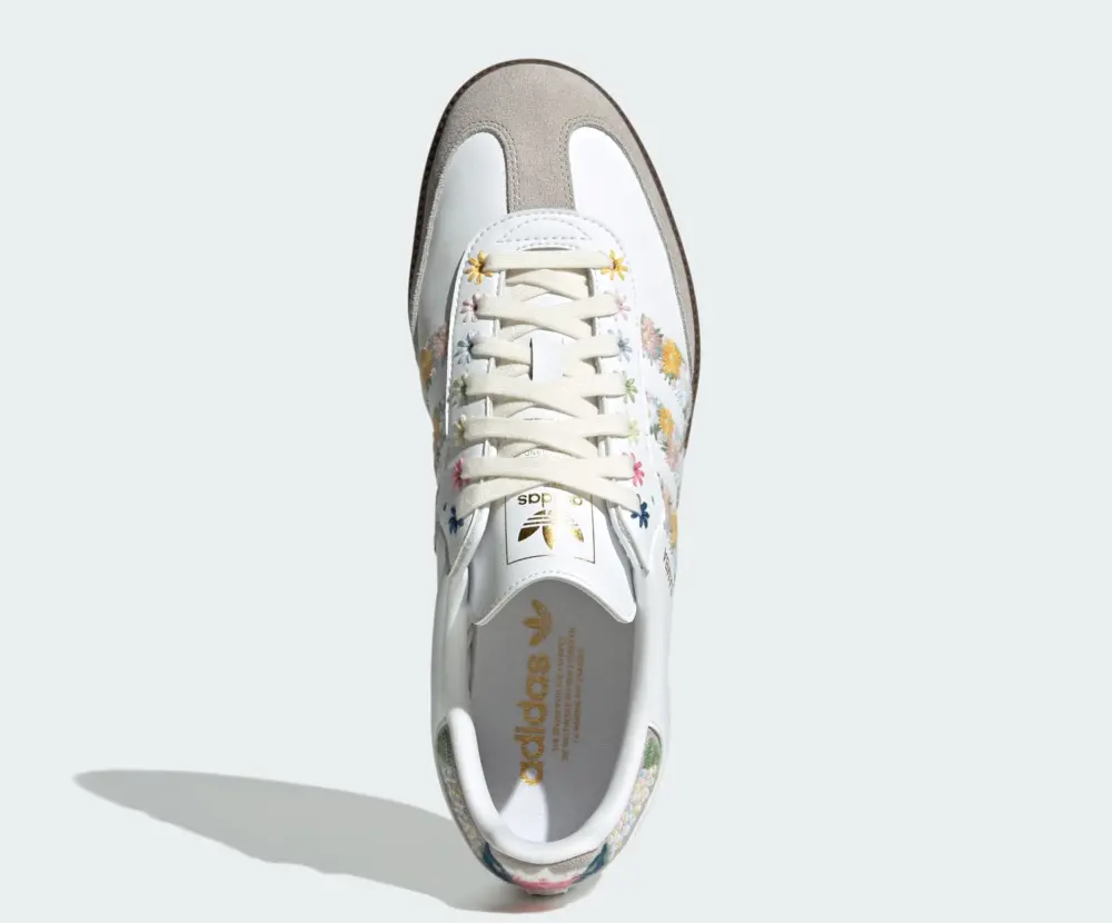 Giày Adidas Originals Samba Satin ‘Cloud White’ HQ5155 - Ảnh 5