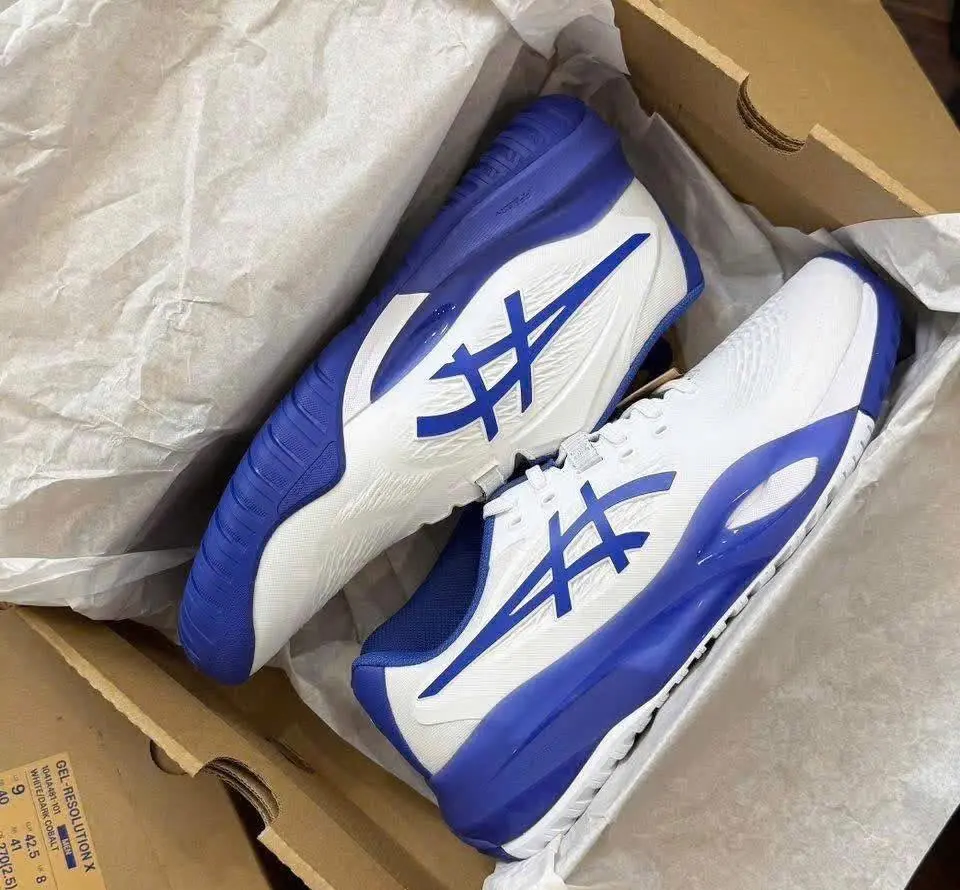 Giày Asics Gel-Resolution X ‘White Dark Cobalt’ 1041A481-101 - Ảnh 7