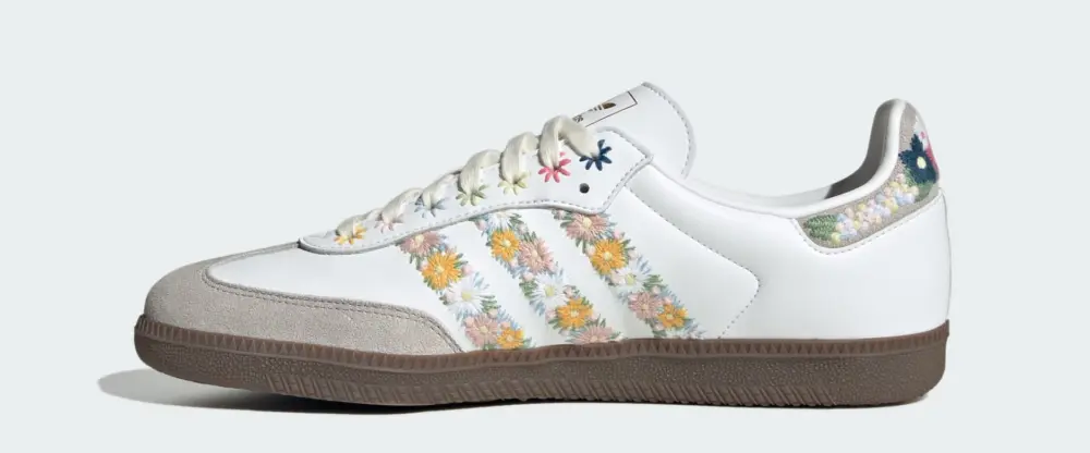 Giày Adidas Originals Samba Satin ‘Cloud White’ HQ5155 - Ảnh 6