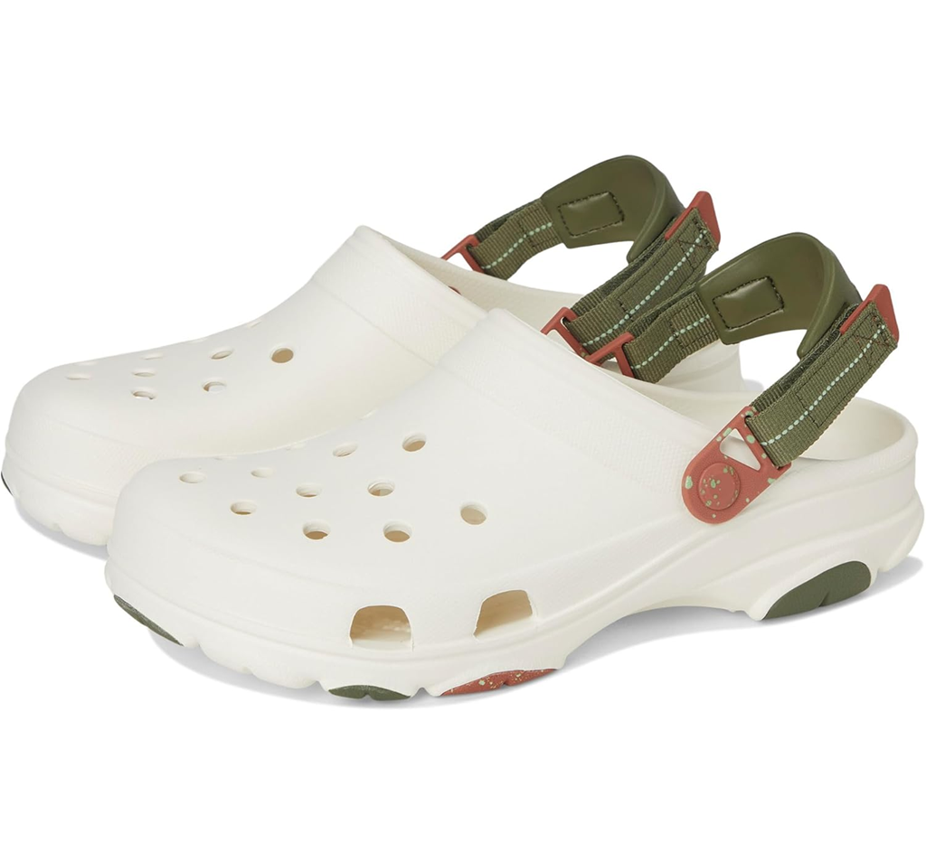 Dép Crocs All Terrain Clogs ‘White Green’ 206340-0WV - Ảnh 3