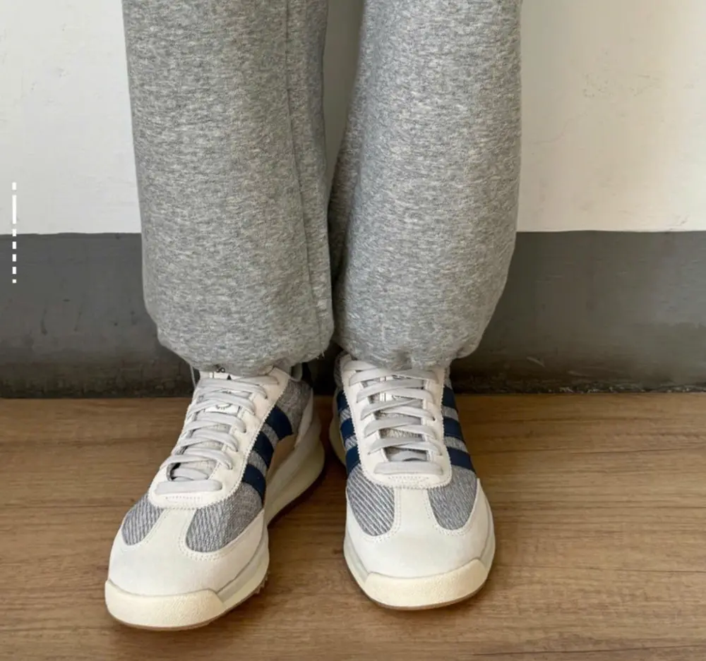 Giày Adidas SL 72 RTN 'Cream Tan Blue' JI2500 - Ảnh 4
