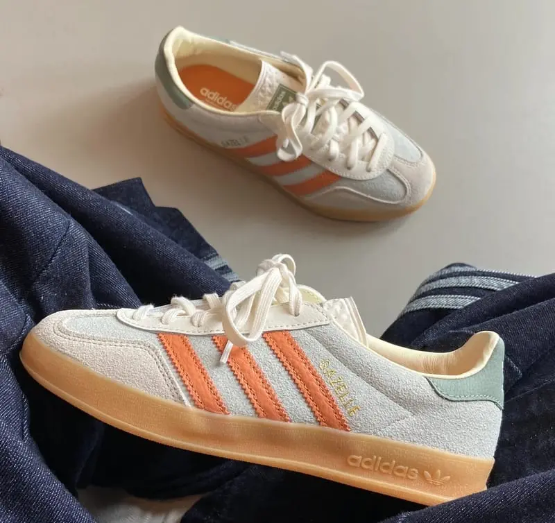 Giày Adidas Gazelle Indoor ‘Wonder Silver Off White’ JQ0011 - Ảnh 3