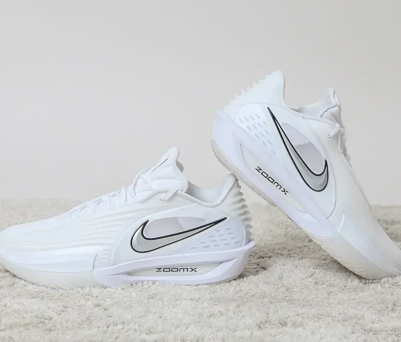 Giày Nike Air Zoom GT Cut 3 ‘Turbo White Metallic Silver’ HV9919-101 - Ảnh 4