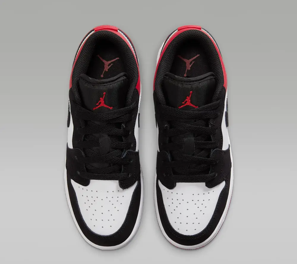 Giày Nike Air Jordan 1 Low SE 2025 GS ‘Black Toe’ IB8970-106 - Ảnh 4