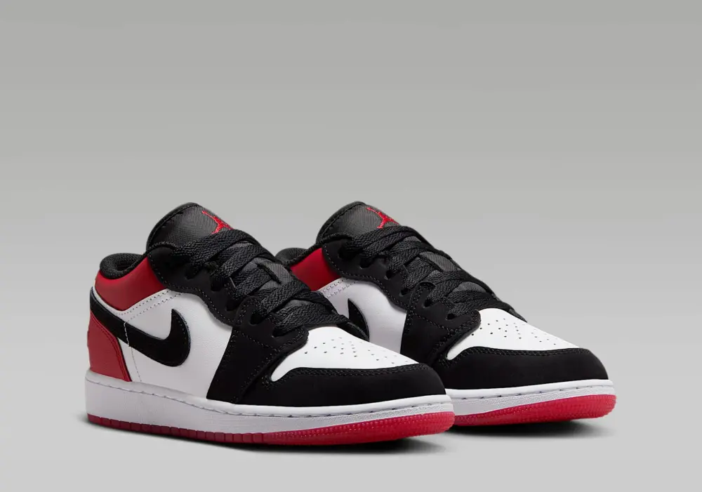 Giày Nike Air Jordan 1 Low SE 2025 GS ‘Black Toe’ IB8970-106 - Ảnh 3