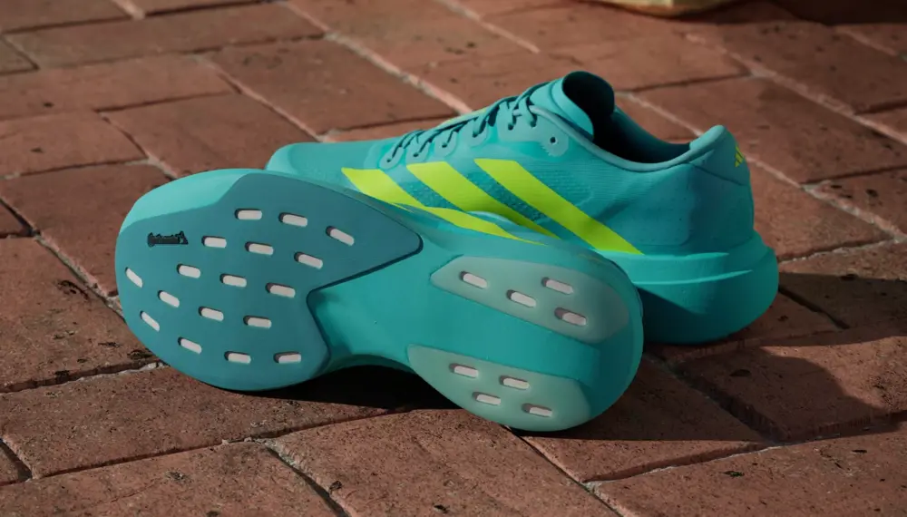 Alternative view of Giày Adidas Adizero Evo SL ‘Flash Aqua Lucid Lemon’ JS4506
