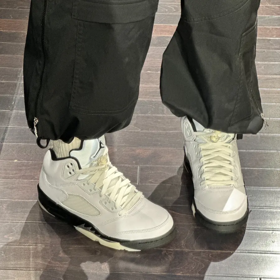 Giày Nike Air Jordan 5 Retro ‘White Black’ DD0587-110 - Ảnh 4