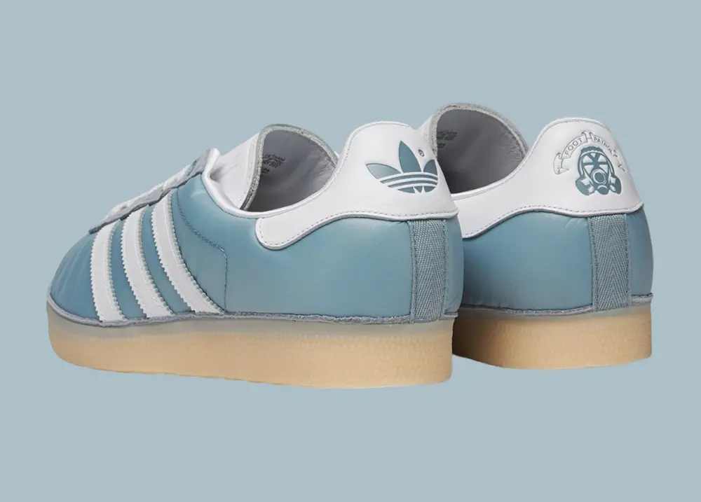Giày Adidas Gazelle 85 Footpatrol ‘Light Grey’ IG4524 - Ảnh 4