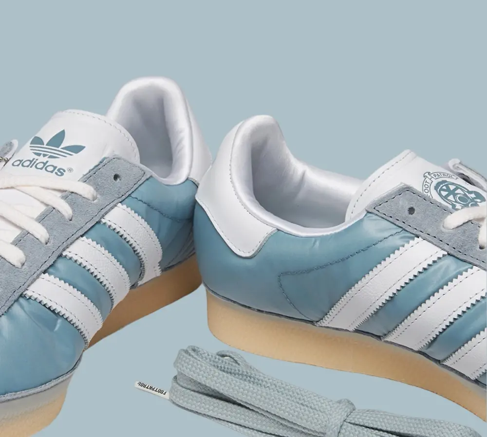 Giày Adidas Gazelle 85 Footpatrol ‘Light Grey’ IG4524 - Ảnh 3
