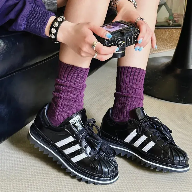 Giày Adidas Superstar x CLOT ‘Black’ IH5953 - Ảnh 4