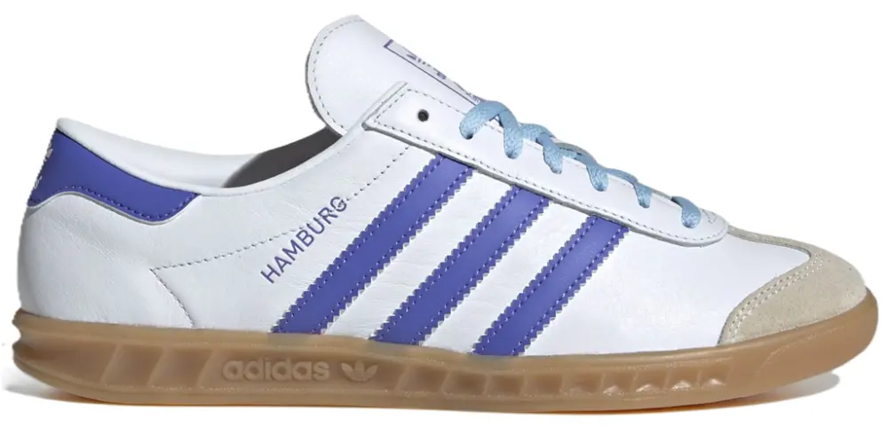 Giày Adidas Hamburg ‘White Cobalt Blue Gum’ JH8561