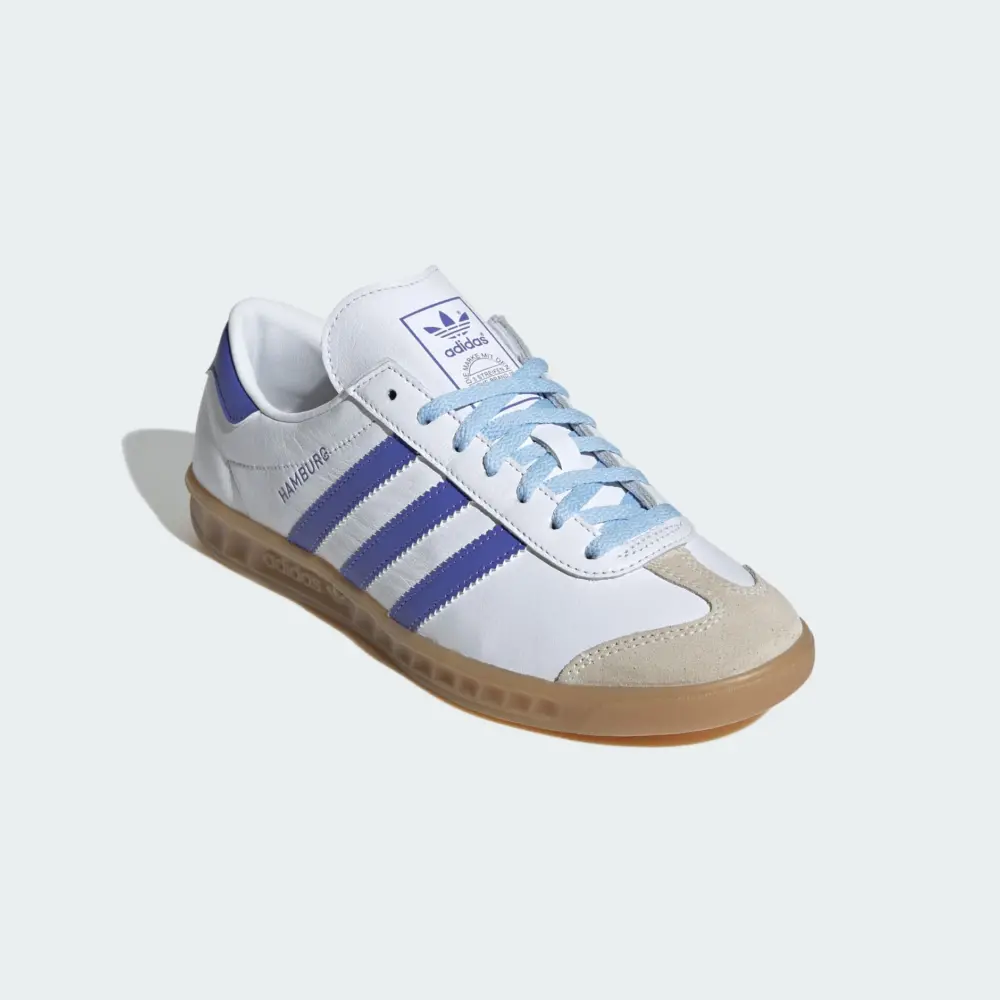 Giày Adidas Hamburg ‘White Cobalt Blue Gum’ JH8561 - Ảnh 5