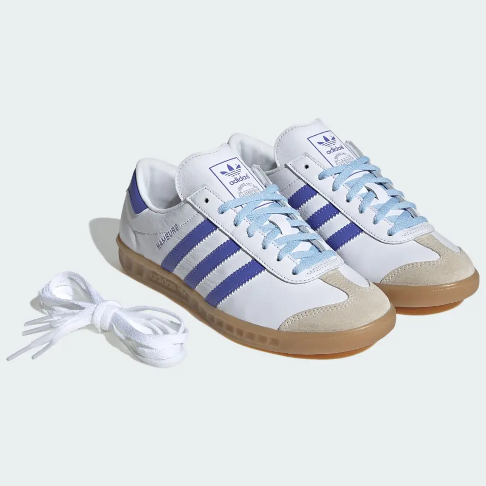 Giày Adidas Hamburg ‘White Cobalt Blue Gum’ JH8561 - Ảnh 3