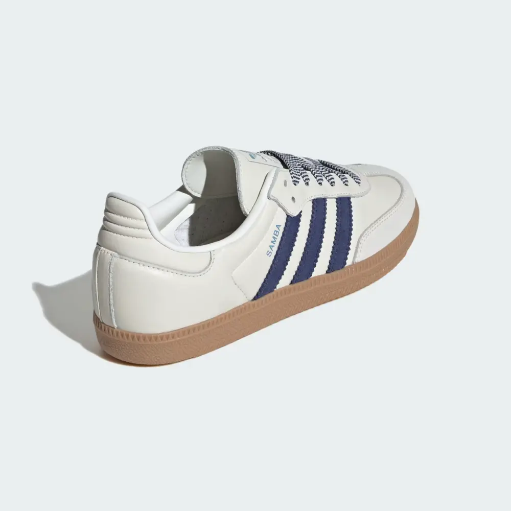 Giày Adidas Wmns Samba OG ‘Off White Dark Blue’ JI3907 - Ảnh 3