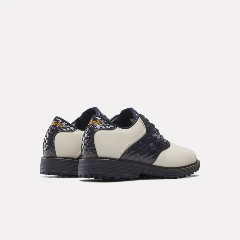 Giày Reebok OG Pump Golf Walking 'Navy Chalk Yellow' 100239156 - Ảnh 3