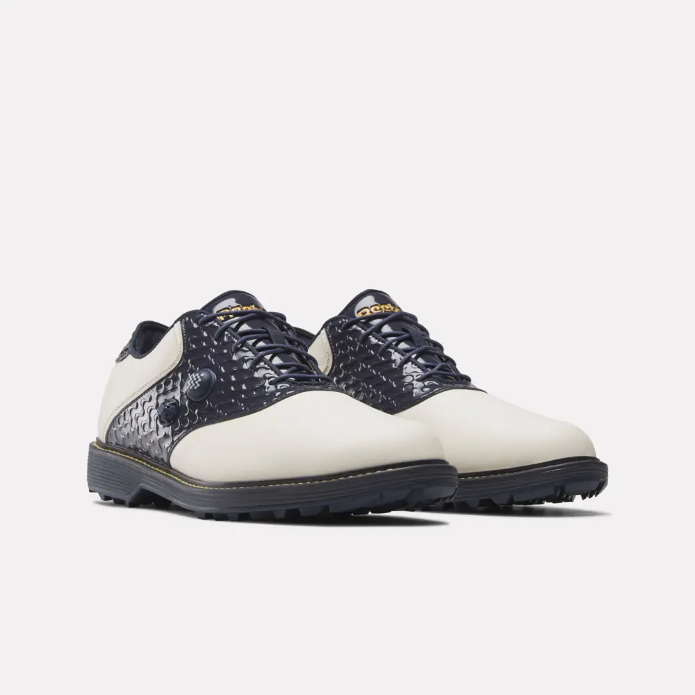 Alternative view of Giày Reebok OG Pump Golf Walking 'Navy Chalk Yellow' 100239156