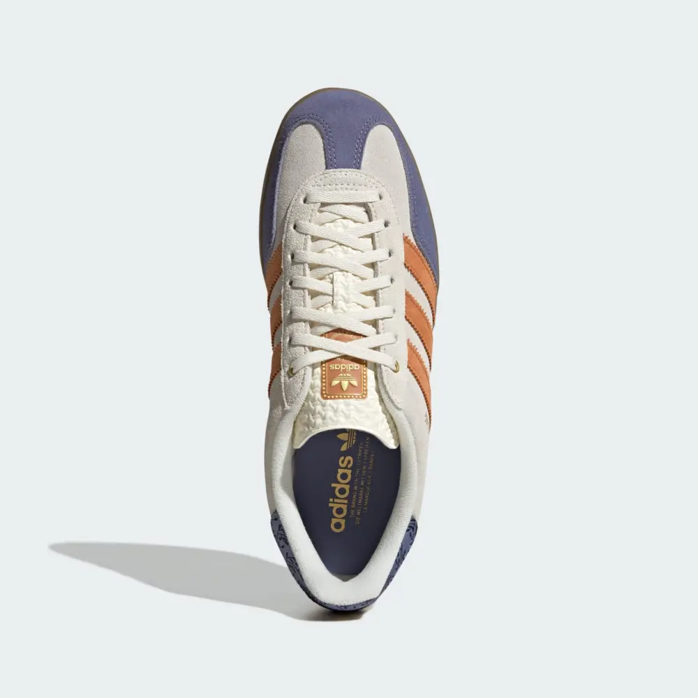 Giày Adidas Gazelle Indoor ‘Cream White Blue Orange’ JQ0956 - Ảnh 6