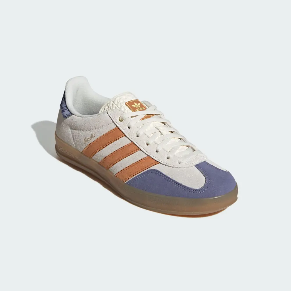 Giày Adidas Gazelle Indoor ‘Cream White Blue Orange’ JQ0956 - Ảnh 5