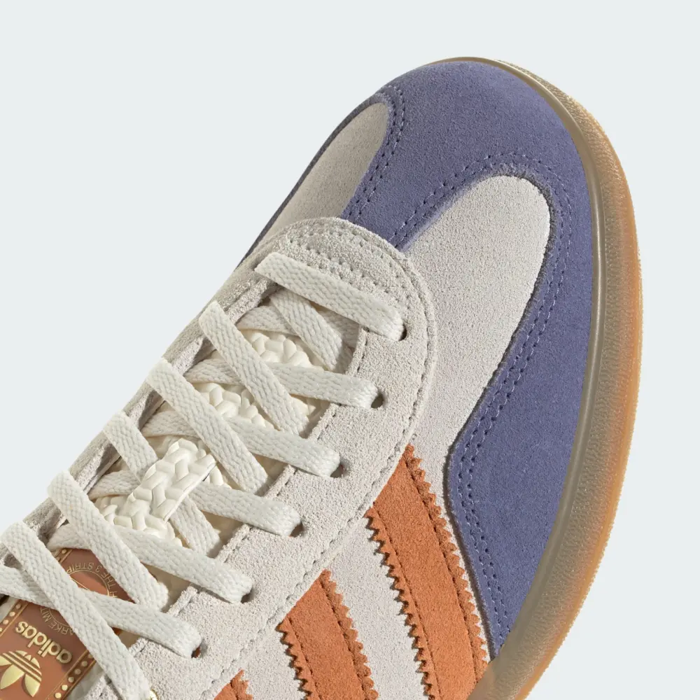 Giày Adidas Gazelle Indoor ‘Cream White Blue Orange’ JQ0956 - Ảnh 3