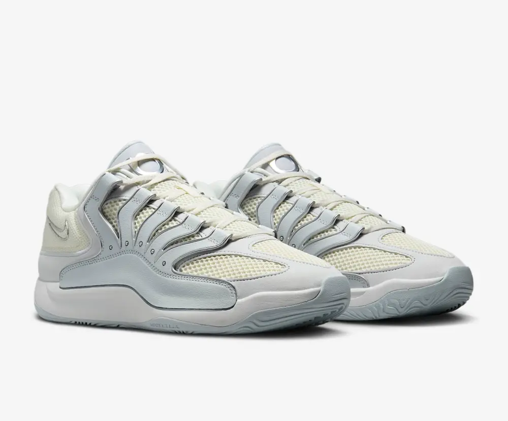 Giày Nike KD18 EP ‘Pure Platinum Wolf Grey’ HV1991-001 - Ảnh 4