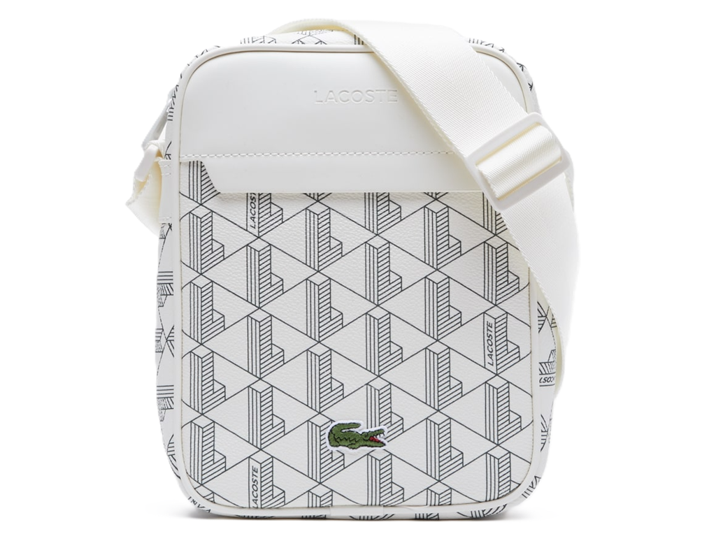 Túi Lacoste Monogram Print Camera Bag ‘White’ NH4094JX-F89