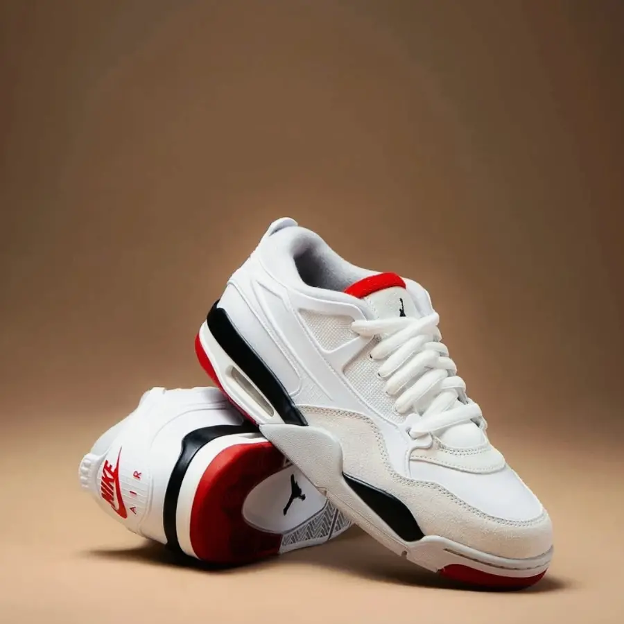 Alternative view of Giày Nike Air Jordan 4 RM ‘White Fire Red’ FQ7939-102