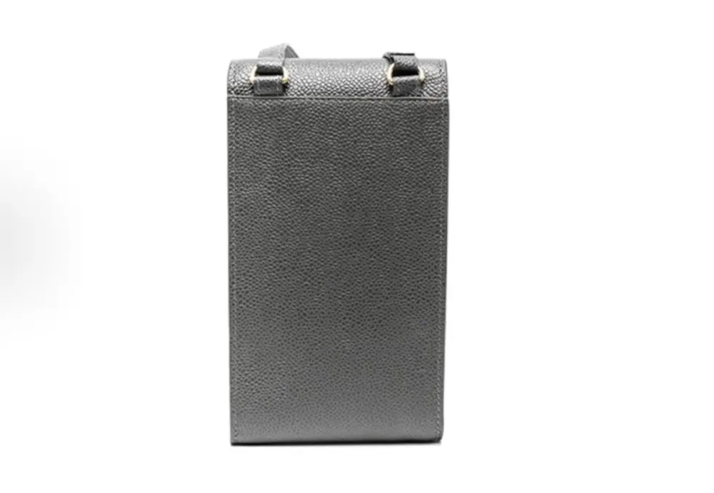 Alternative view of Túi Thom Browne Leather Phone Holder 'Grey'
