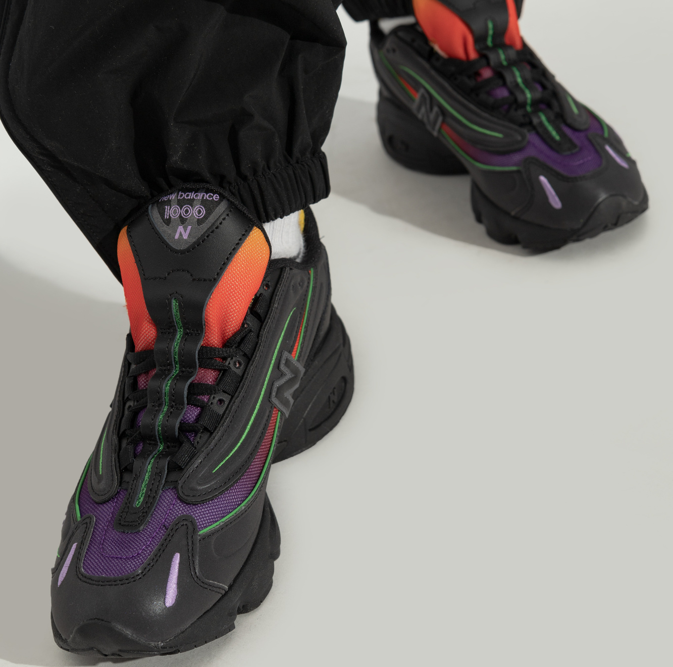 Giày New Balance 1000 Reflective ‘Black Multi’ M1000TP - Ảnh 3