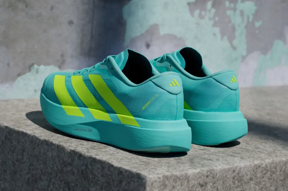 Giày Adidas Adizero Evo SL ‘Flash Aqua Lucid Lemon’ JS4506 - Ảnh 3