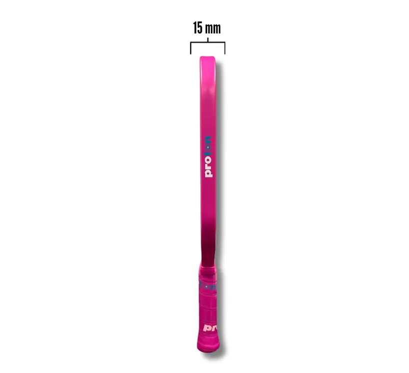 Vợt Pickleball Proton Series Three Raw Carbon 15mm ‘Raspberry’ - Ảnh 3