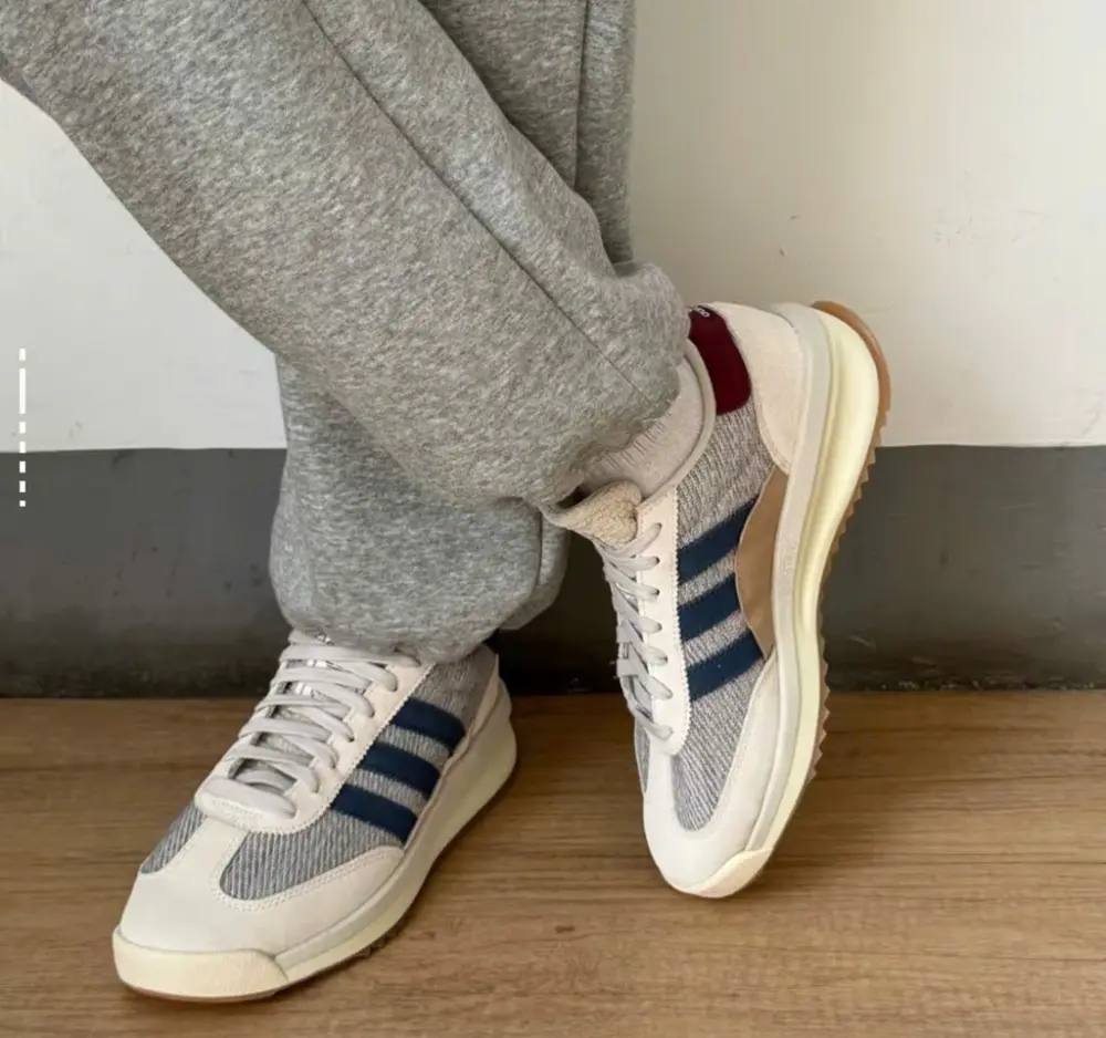 Giày Adidas SL 72 RTN 'Cream Tan Blue' JI2500 - Ảnh 5
