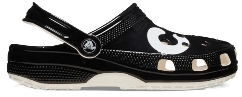Dép Crocs Classic High Shine Logo Clog ‘Black’ 210804-001