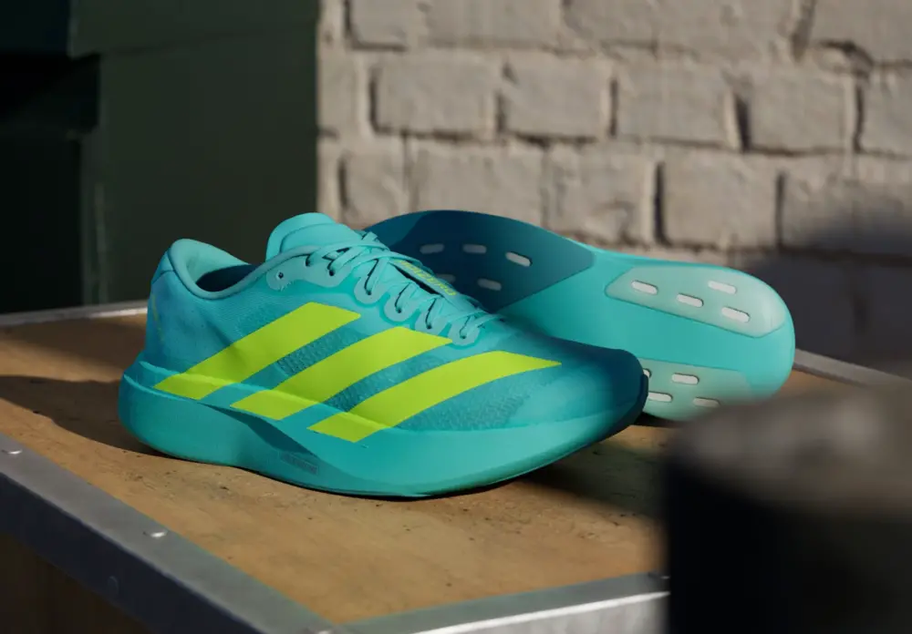 Giày Adidas Adizero Evo SL ‘Flash Aqua Lucid Lemon’ JS4506 - Ảnh 5