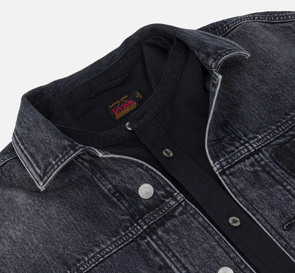 Áo Evisu Daicock Seagull Fit 2-in-1 ‘Grey’ 2ESHTM5DJ1048RXDN - Ảnh 5