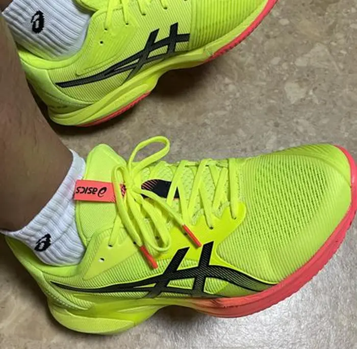 Alternative view of Giày Asics Solution Speed FF 3 Paris ‘Safety Yellow’ 1041A479-750