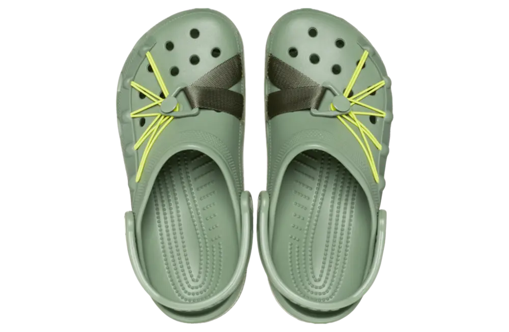 Dép Crocs Classic Bungee Cord Clog 'Moss' 210393-3WP - Ảnh 5