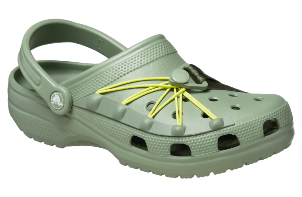 Dép Crocs Classic Bungee Cord Clog 'Moss' 210393-3WP - Ảnh 3