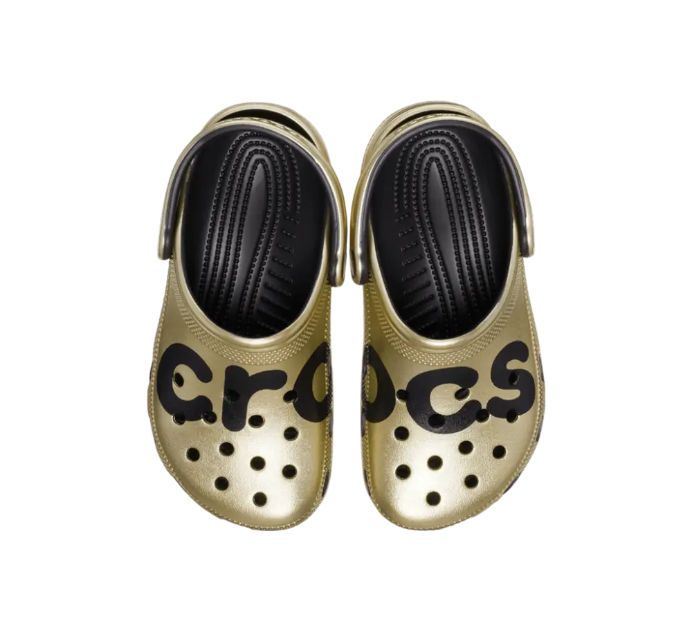 Dép Crocs Classic Metallic Logo Clog 'Gold Metallic' 210803-797 - Ảnh 5
