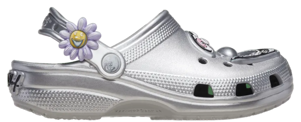 Dép Crocs x Kenny Scharf Classic Clog ‘Silver’ 209487-040